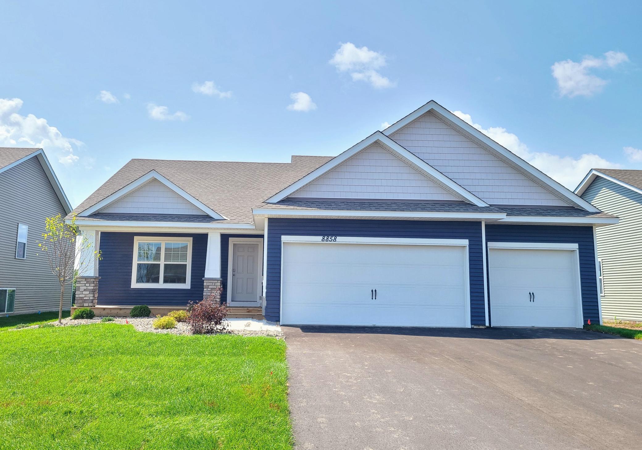 Welcome home to the Finnegan at Highlands at Eagle View in Elko New Market! Photo is of SIMILAR home. Options and colors may vary. Ask Sales Agent for details.