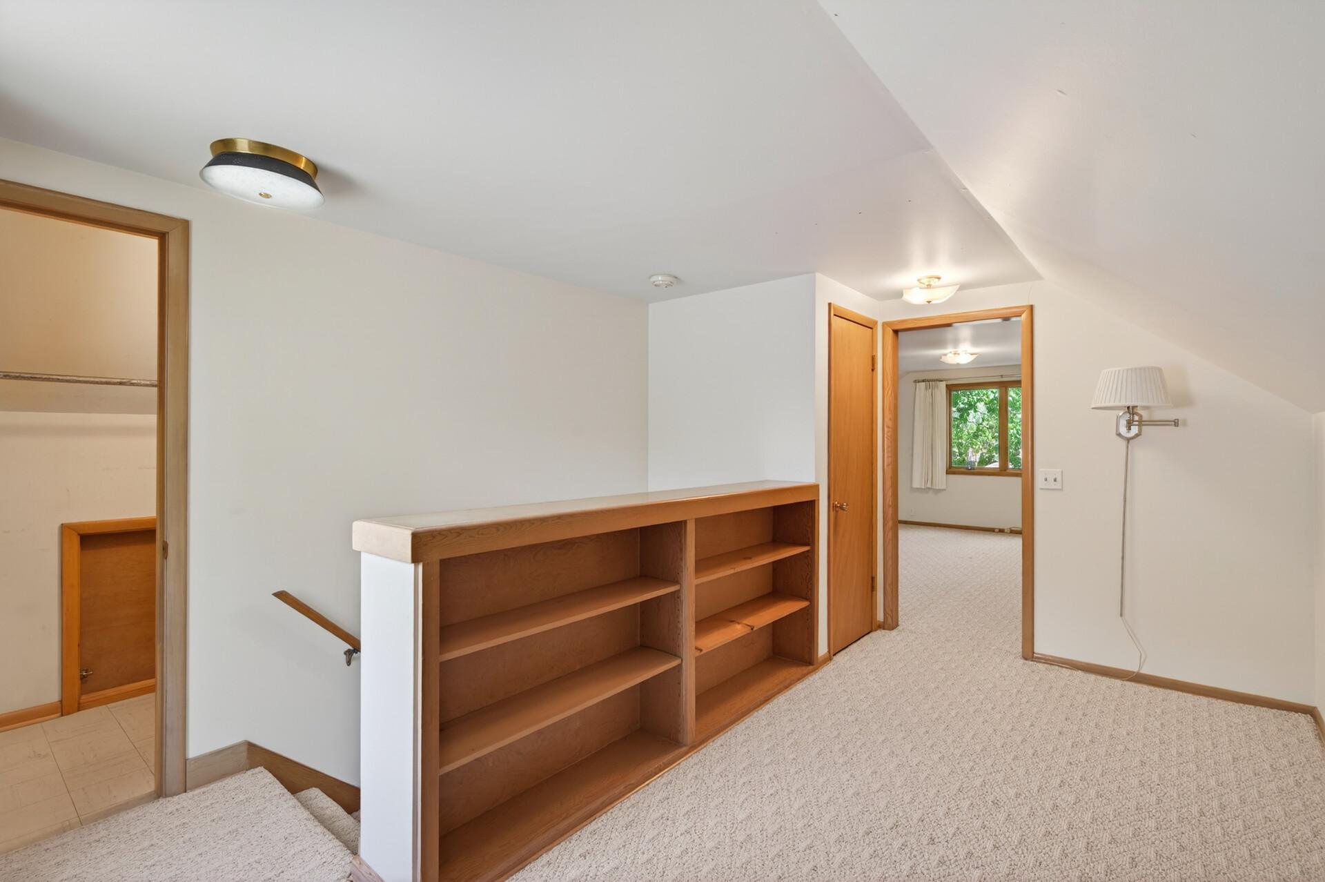 Another view at the top of the stairway upstairs.