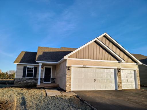 Welcome home to the Bryant II at Highlands at Eagle View in Elko New Market! Photo is of SIMILAR home with optional stone. Options and colors may vary. Ask Sales Agent for details.