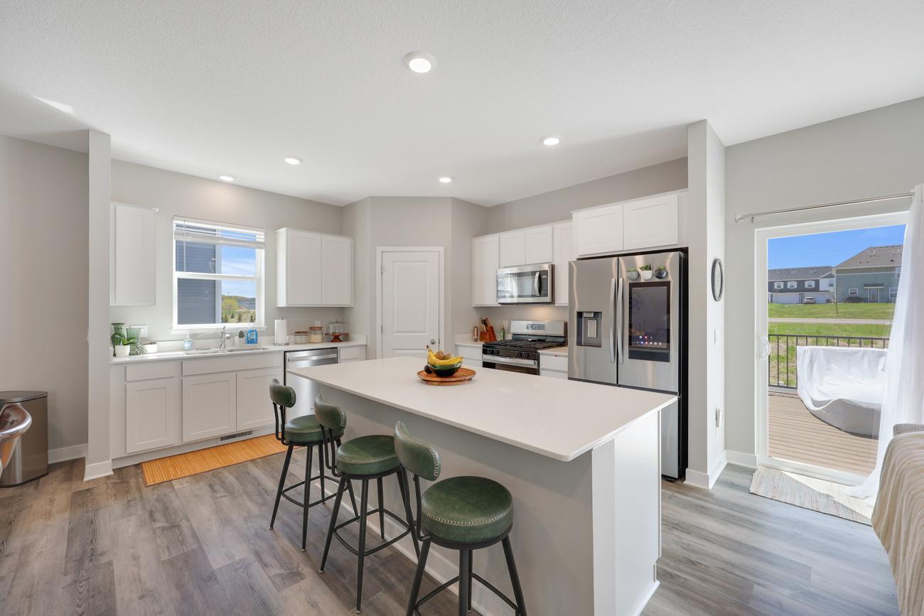 Upgraded fridge has smart screen calendar and more!