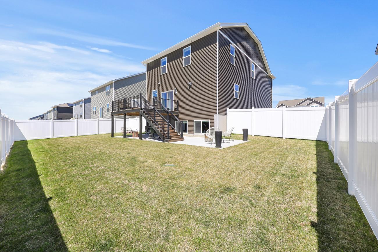 Wonderful lot; fenced-in back yard