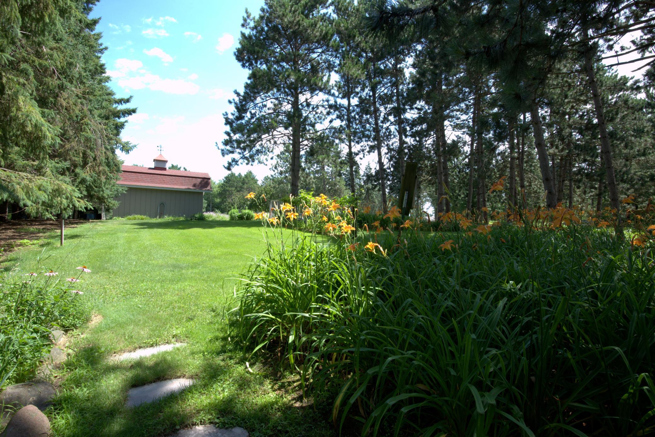 walking path to garden shed