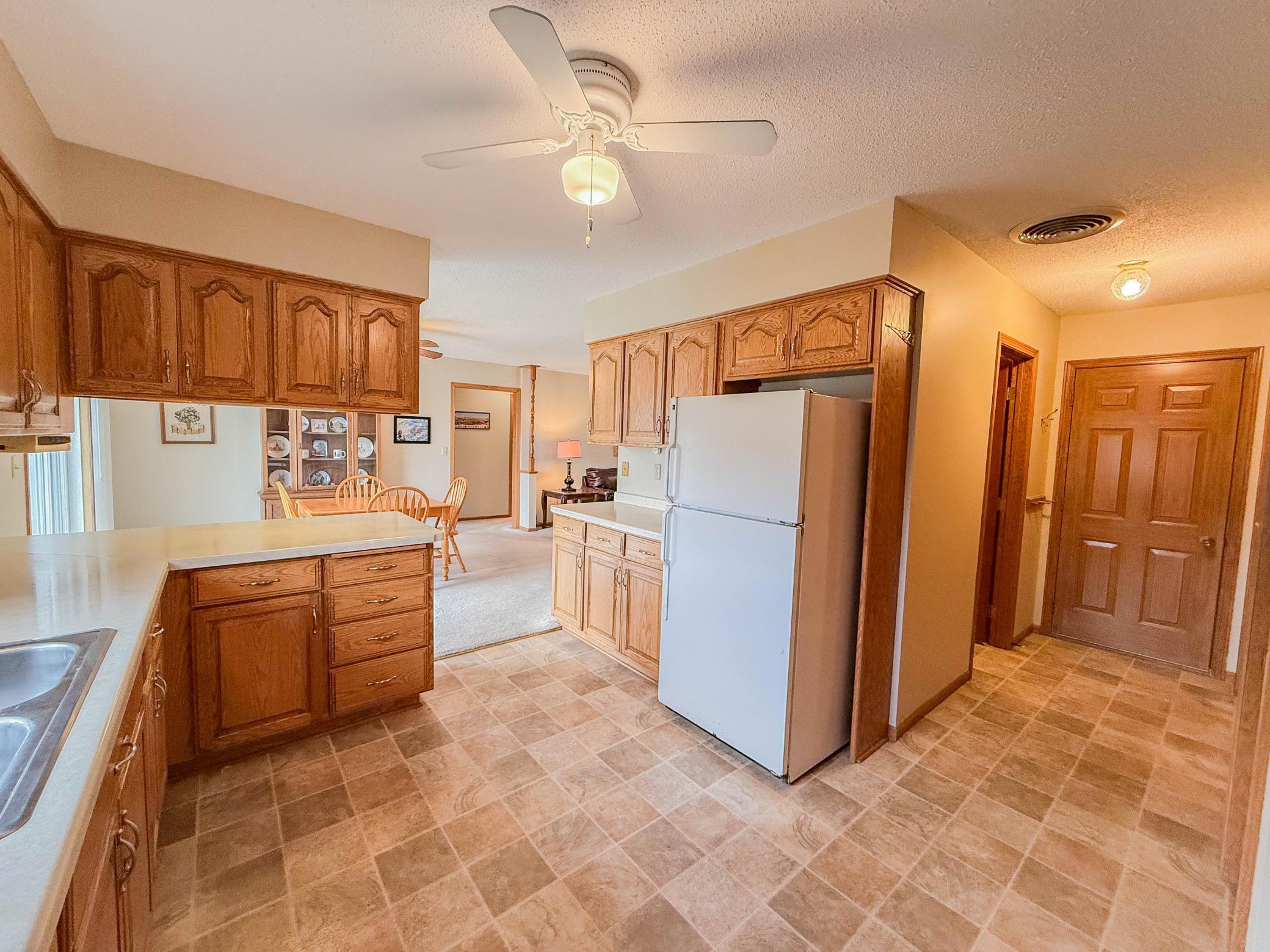 Kitchen/Dining/Hallway to Garage