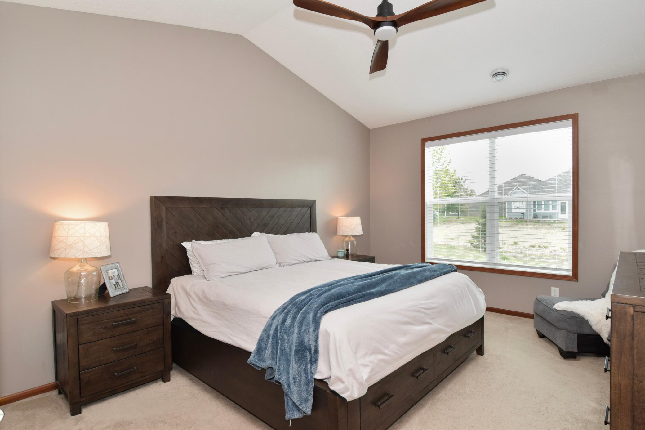 The Primary Suite is As SWEET As They Come-Complete With a PRIVATE Bath (Fit for a Queen!) AND a Pond View!