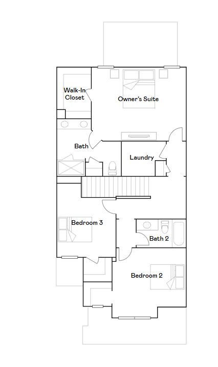 Taylor upper level floorplan.