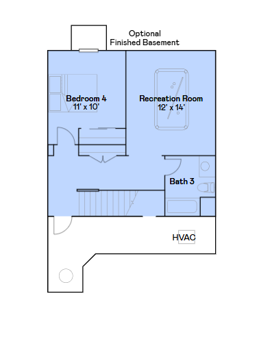 Taylor finished lookout basement.