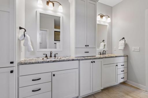 There's an abundance of cabinetry for necessities and linens.