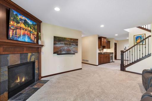 Both fireplaces in the home are gas burning.