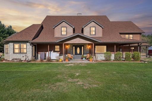 Architecturally unique design nestled into the Wisconsin countryside!!