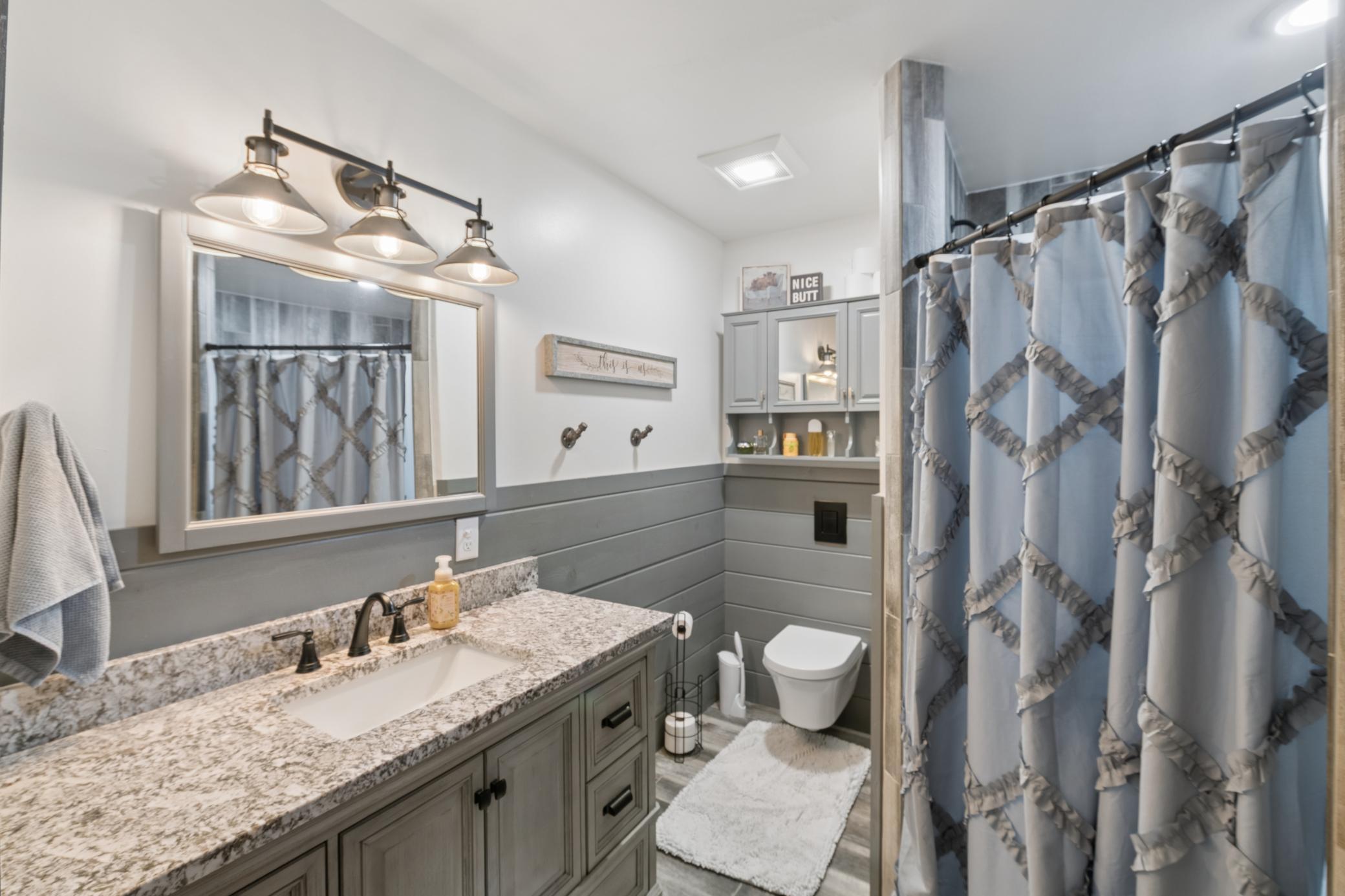 Primary Bathroom with dual-head walk-in shower
