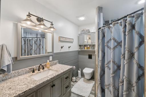 Primary Bathroom with dual-head walk-in shower