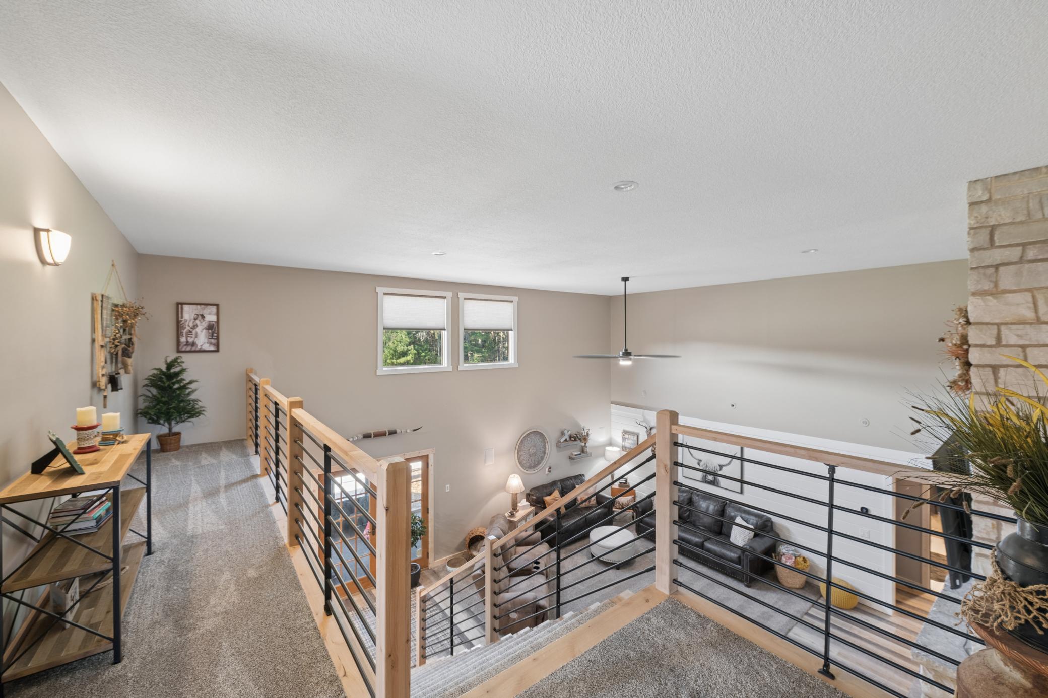 Catwalk overlooking Great room