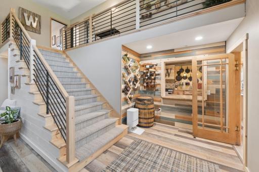 Walk-up kitchen bar