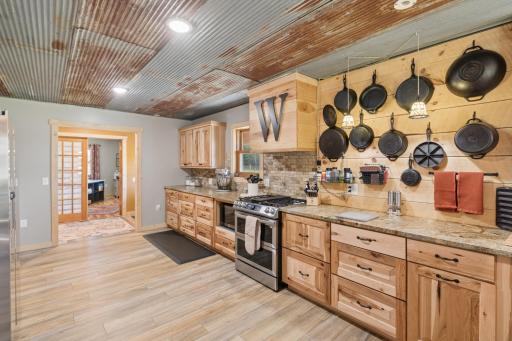 Remodeled kitchen with Rustic Hickory cabinets