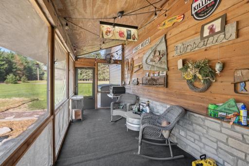Screen porch connects outdoor living and indoor spaces