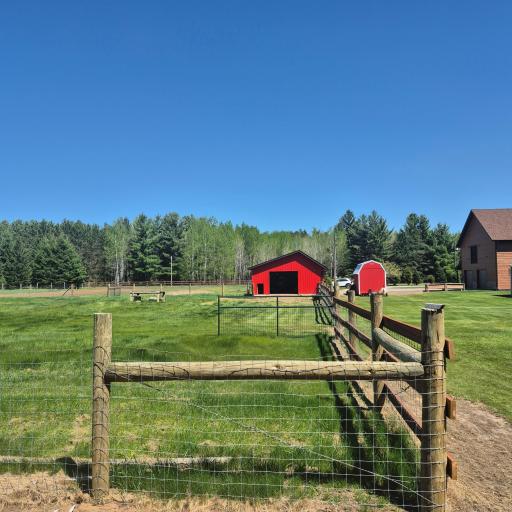 6-acres fenced in