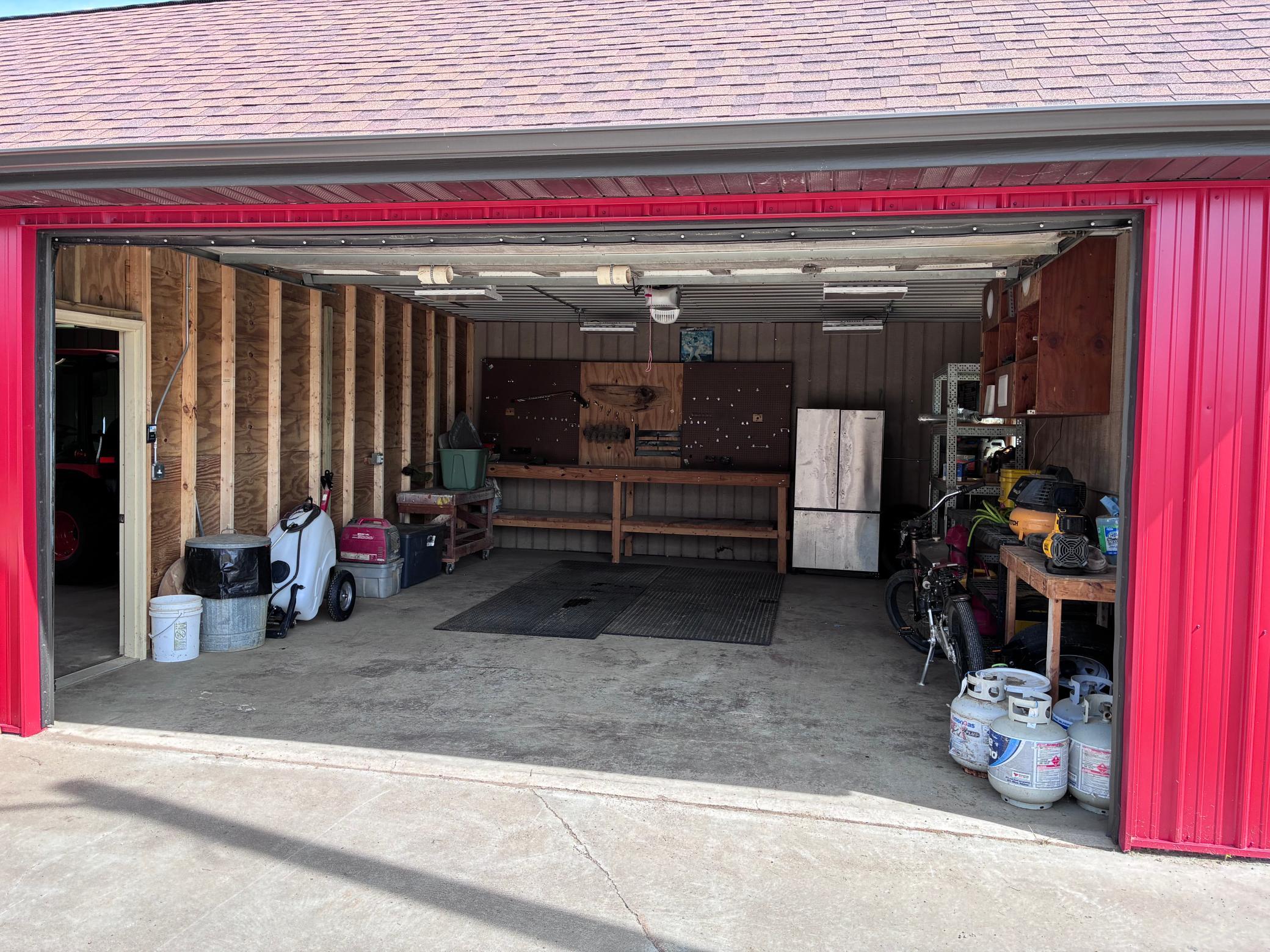 Barn Front- 2 stall garage door