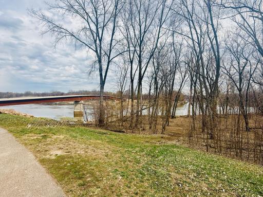 New walking bridge will be finished this year.
