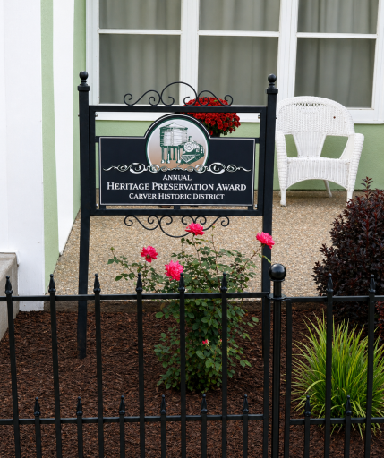 The home received the annual Heritage Preservation Award in 2025