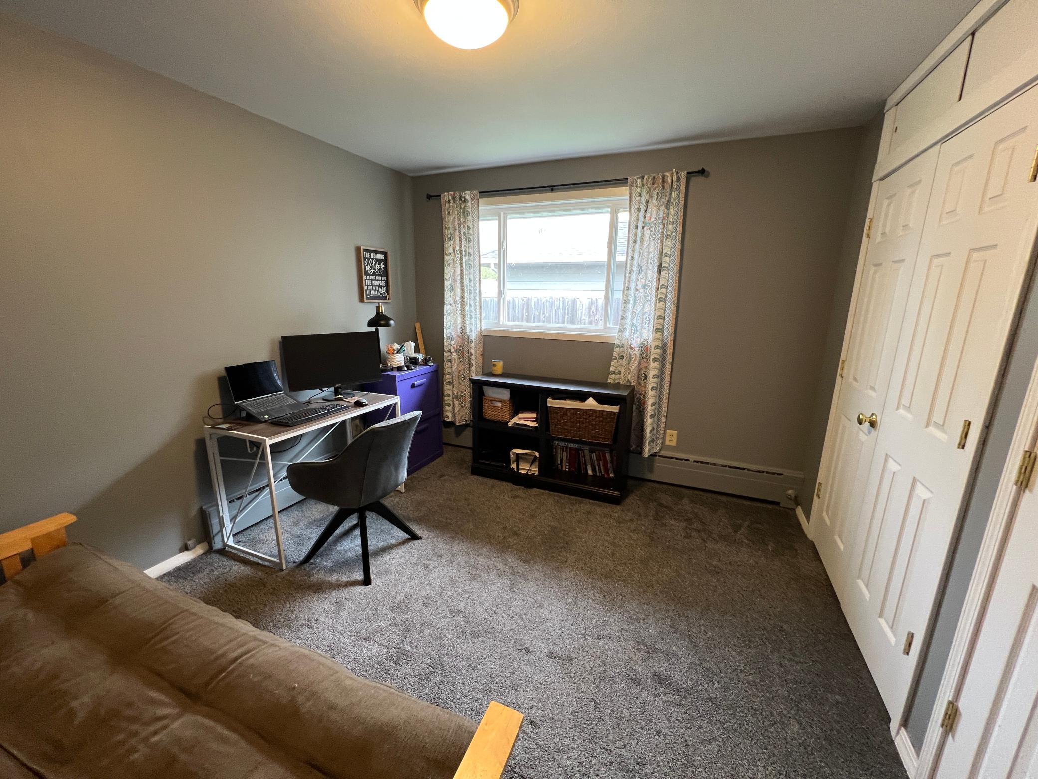 Bedroom 3 with double closets