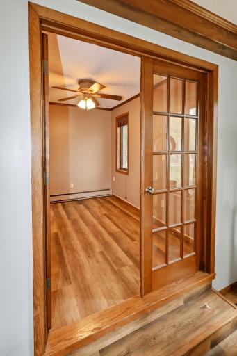 Main level office area off the entry and living room.