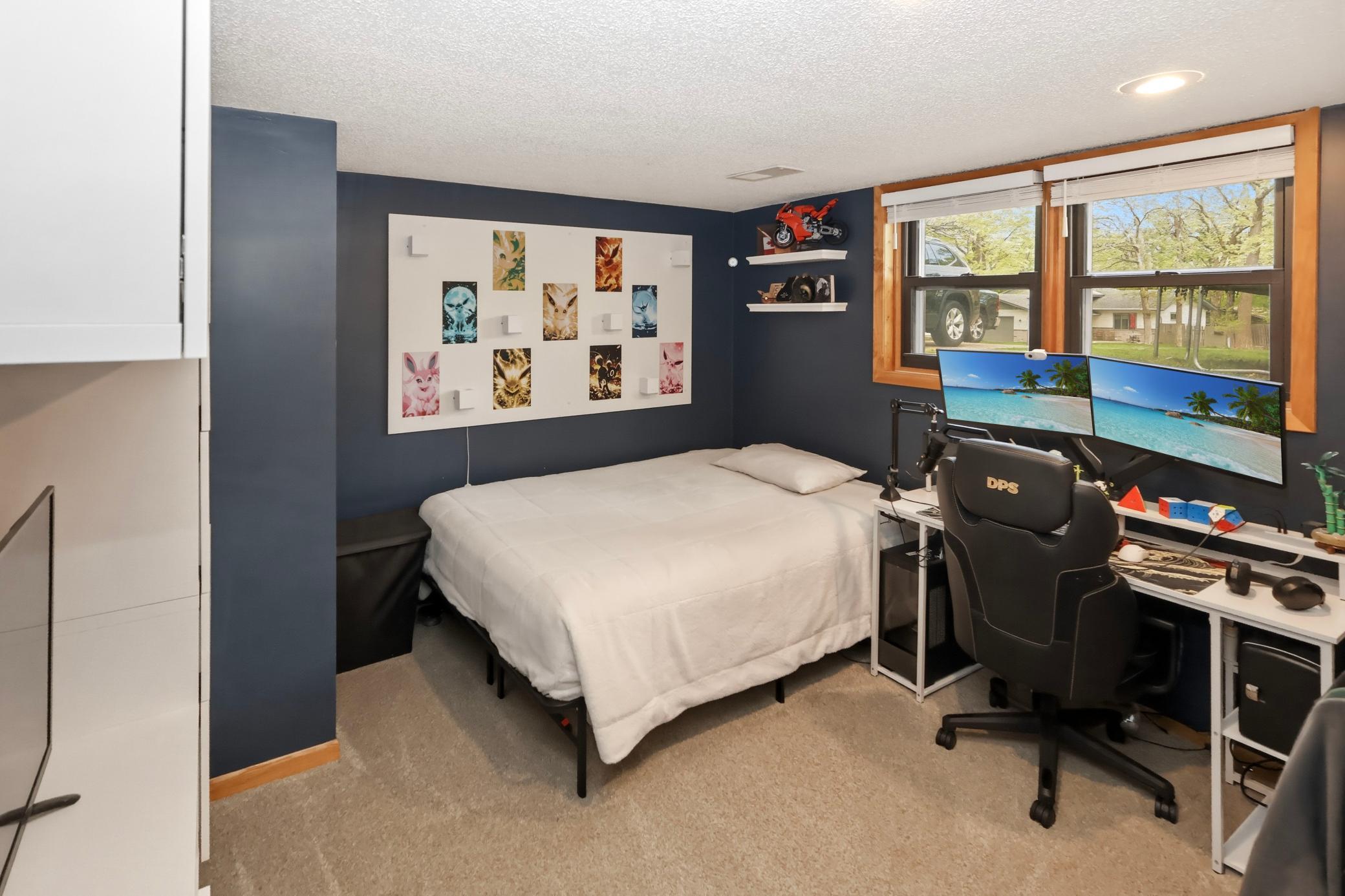 Lower level bedroom five.