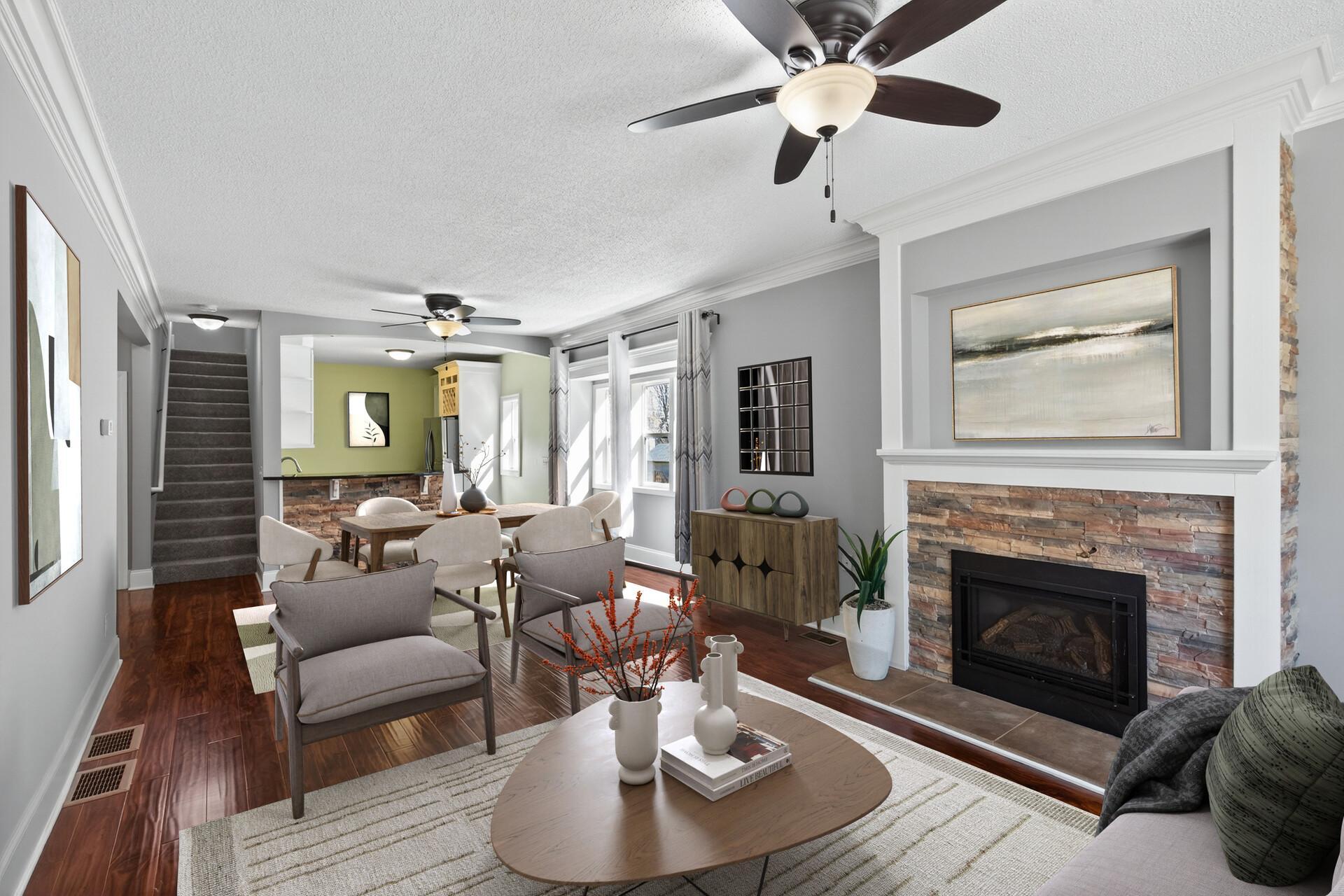 Open Floorplan. Image has been virtually staged