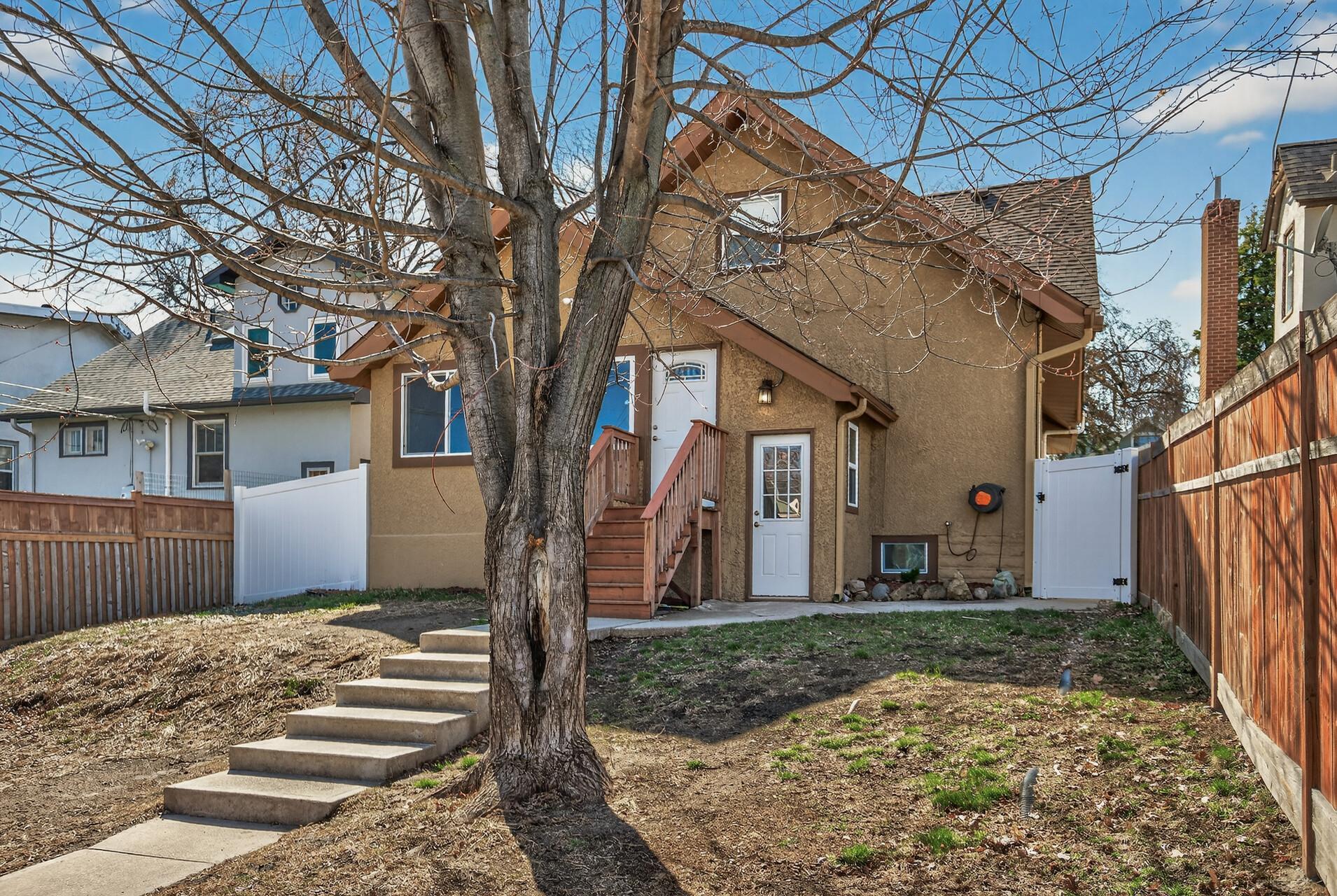 Backyard with 2 Access Doors