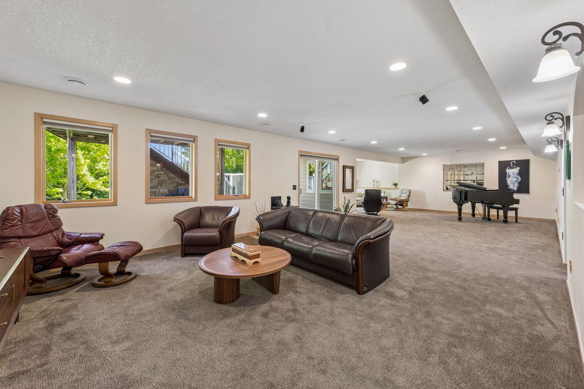 Large Lower Level Family Room