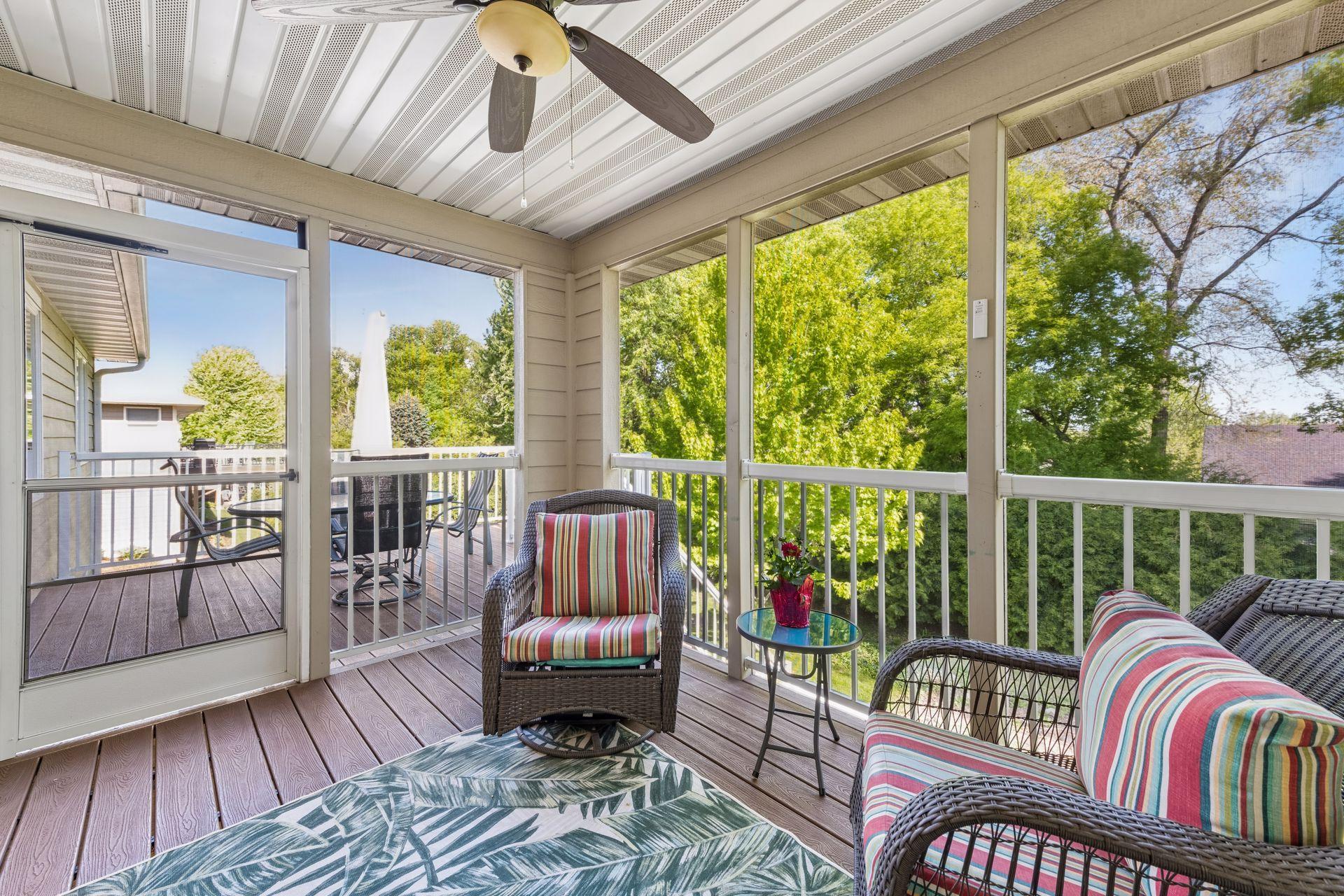 Beautiful Screened In Porch