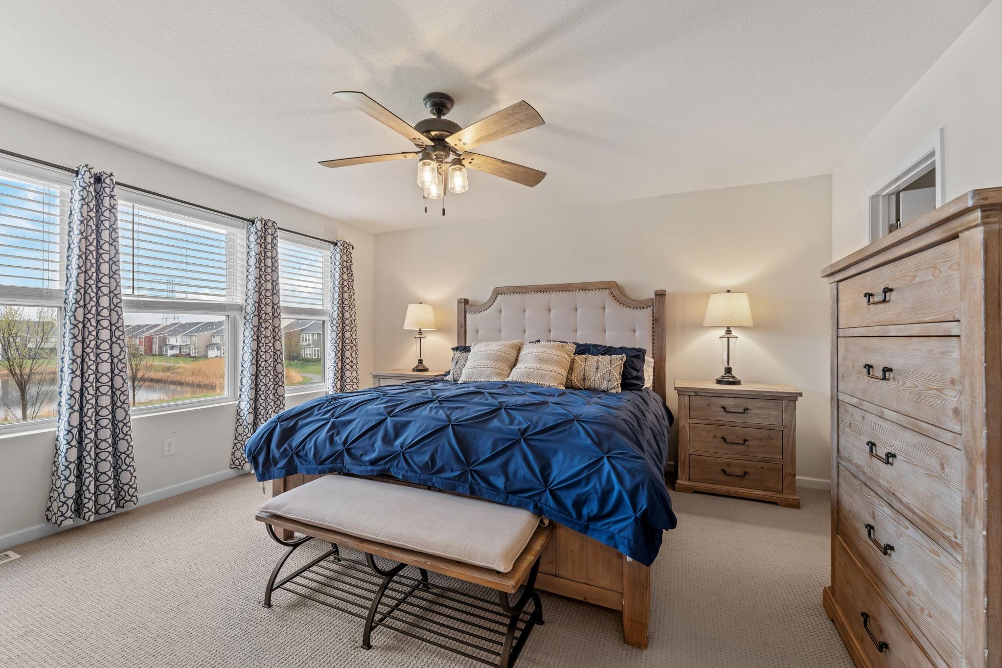 Spacious Primary Bedroom with 2 Walk-In Closets