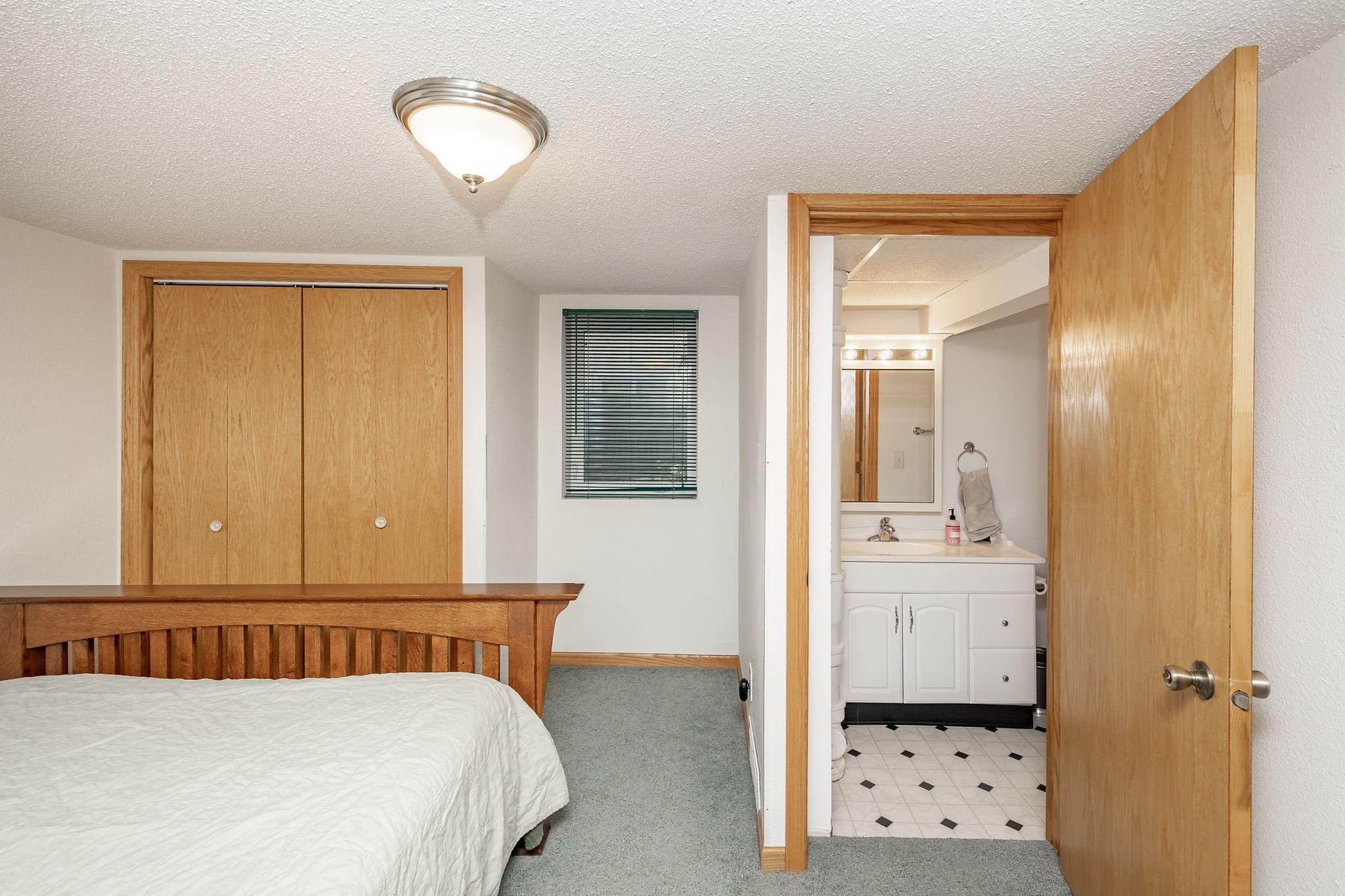 Basement Bedroom + Bath