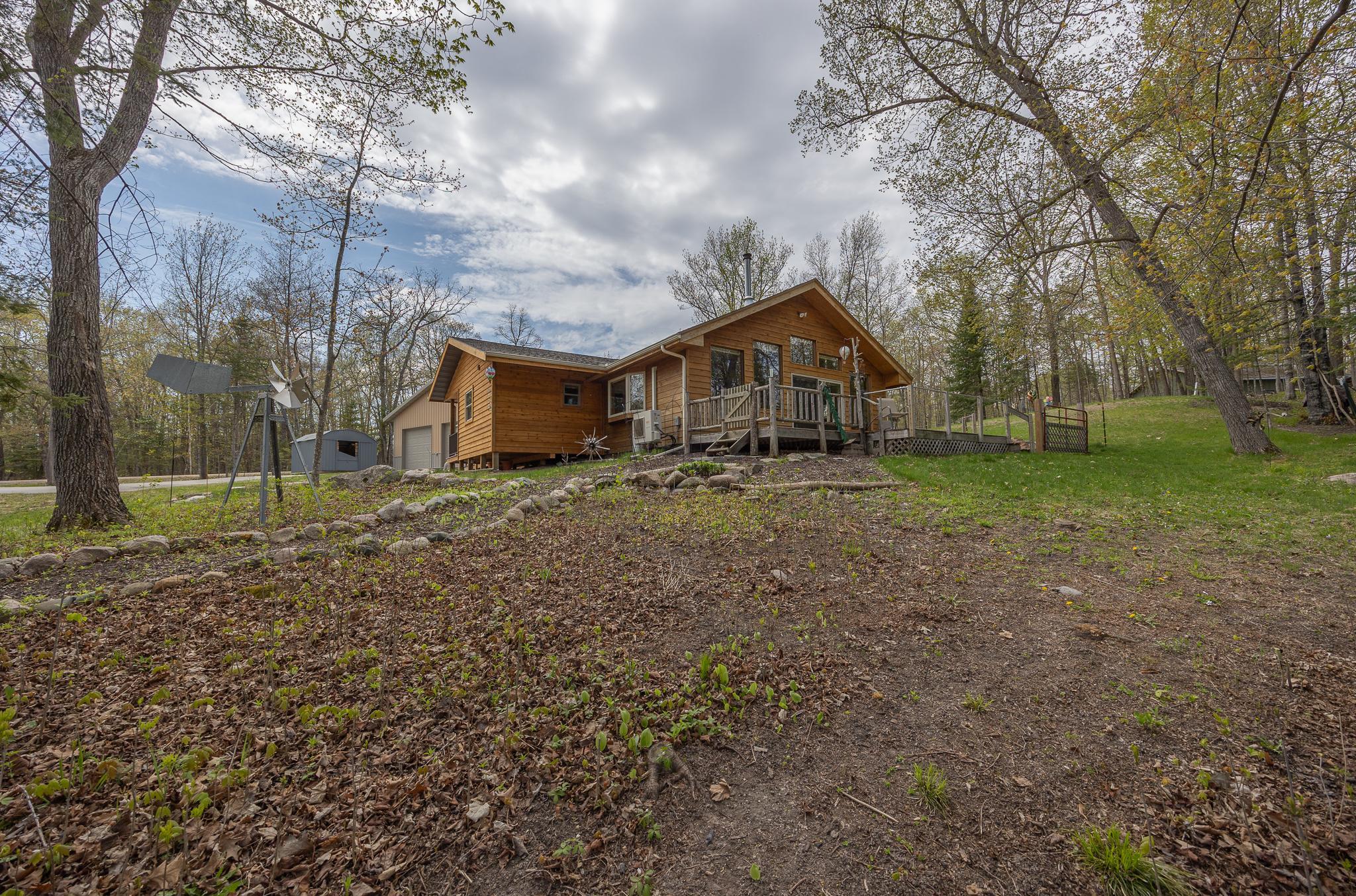 View of lakeside deck