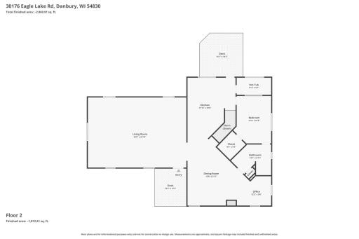 30176 Eagle Lake Road, Danbury, WI 54830