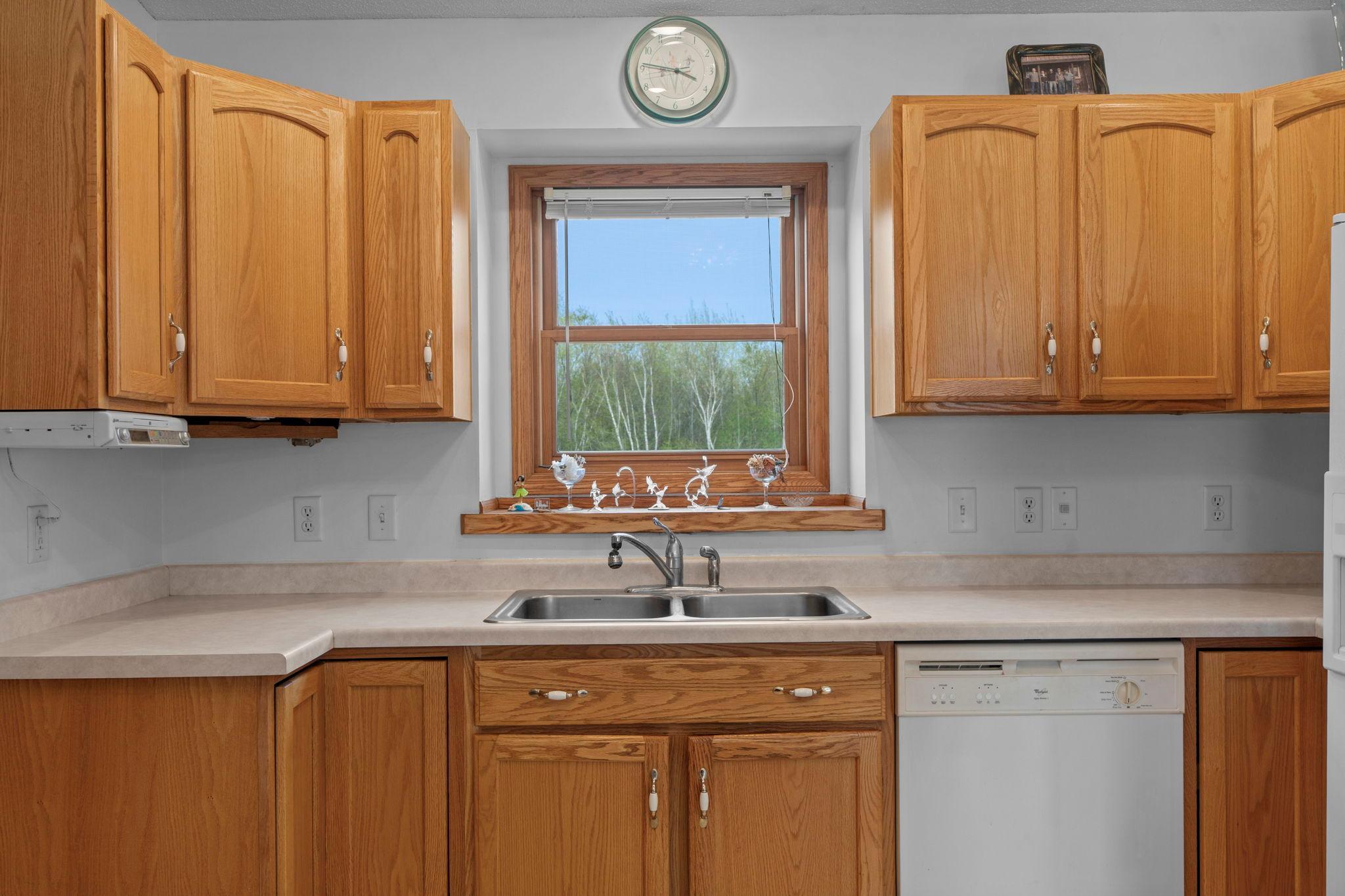 Kitchen window with a view!