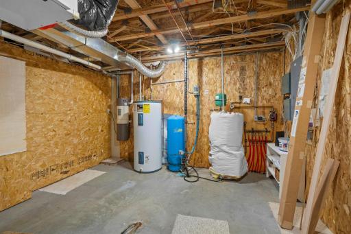 Hydronic in-floor heat, powered with separate electric water heater