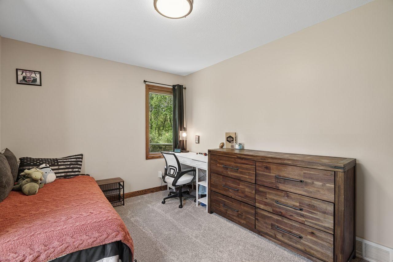 Neutral color and soft plush carpeting