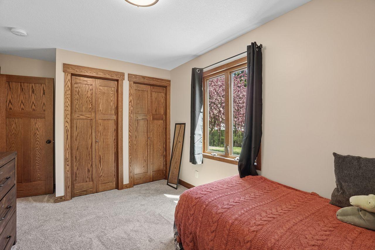 Solid oak paneled doors adding warmth and craftsmanship