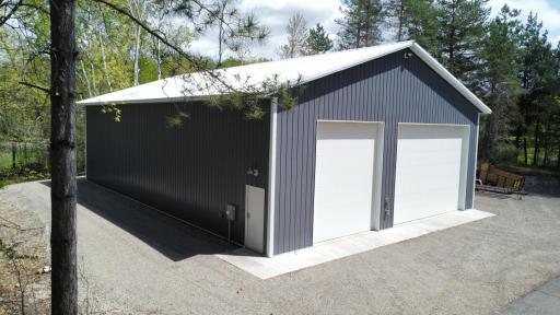 14ft doors and a side service door for easy access