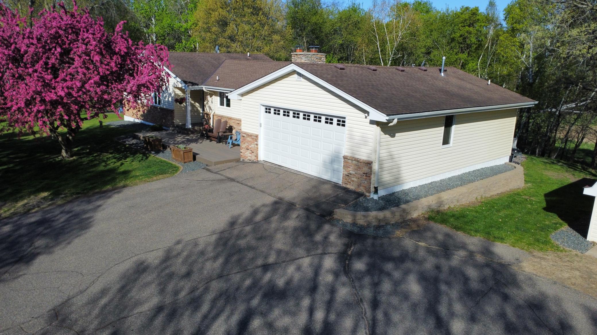 Oversized, deep 2 car garage