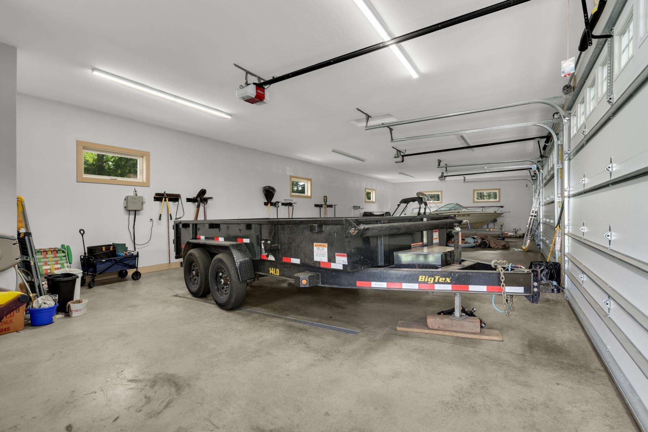 Interior of the finished garage-room for all the toys!