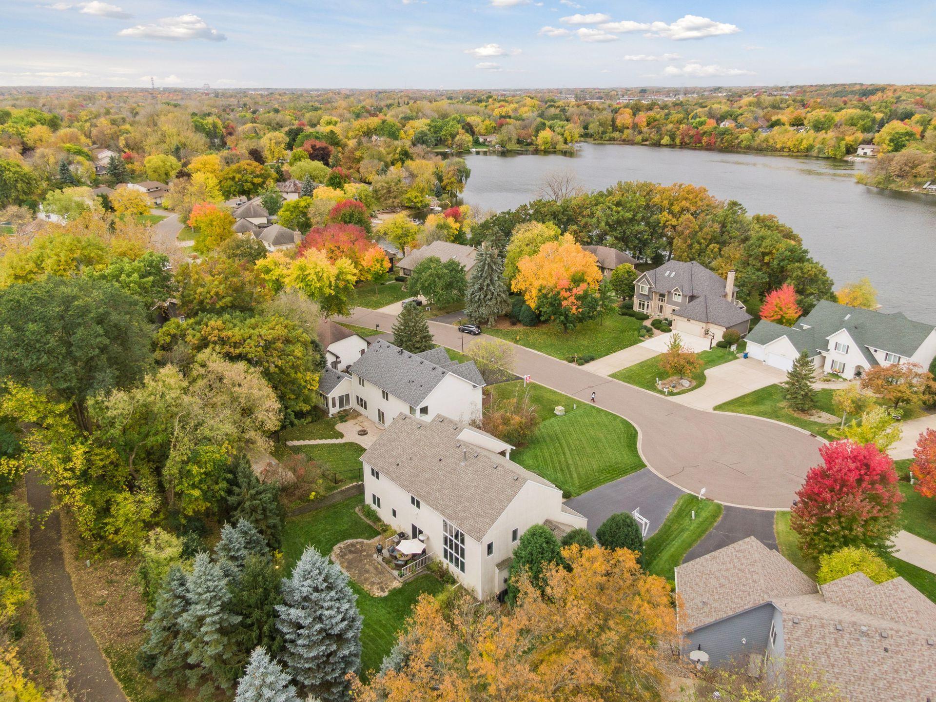Mature trees create a private, established setting.