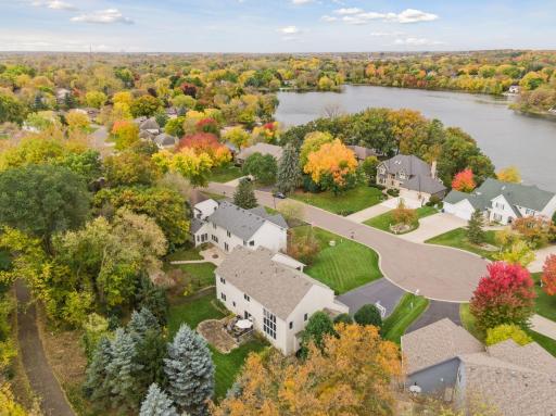Mature trees create a private, established setting.