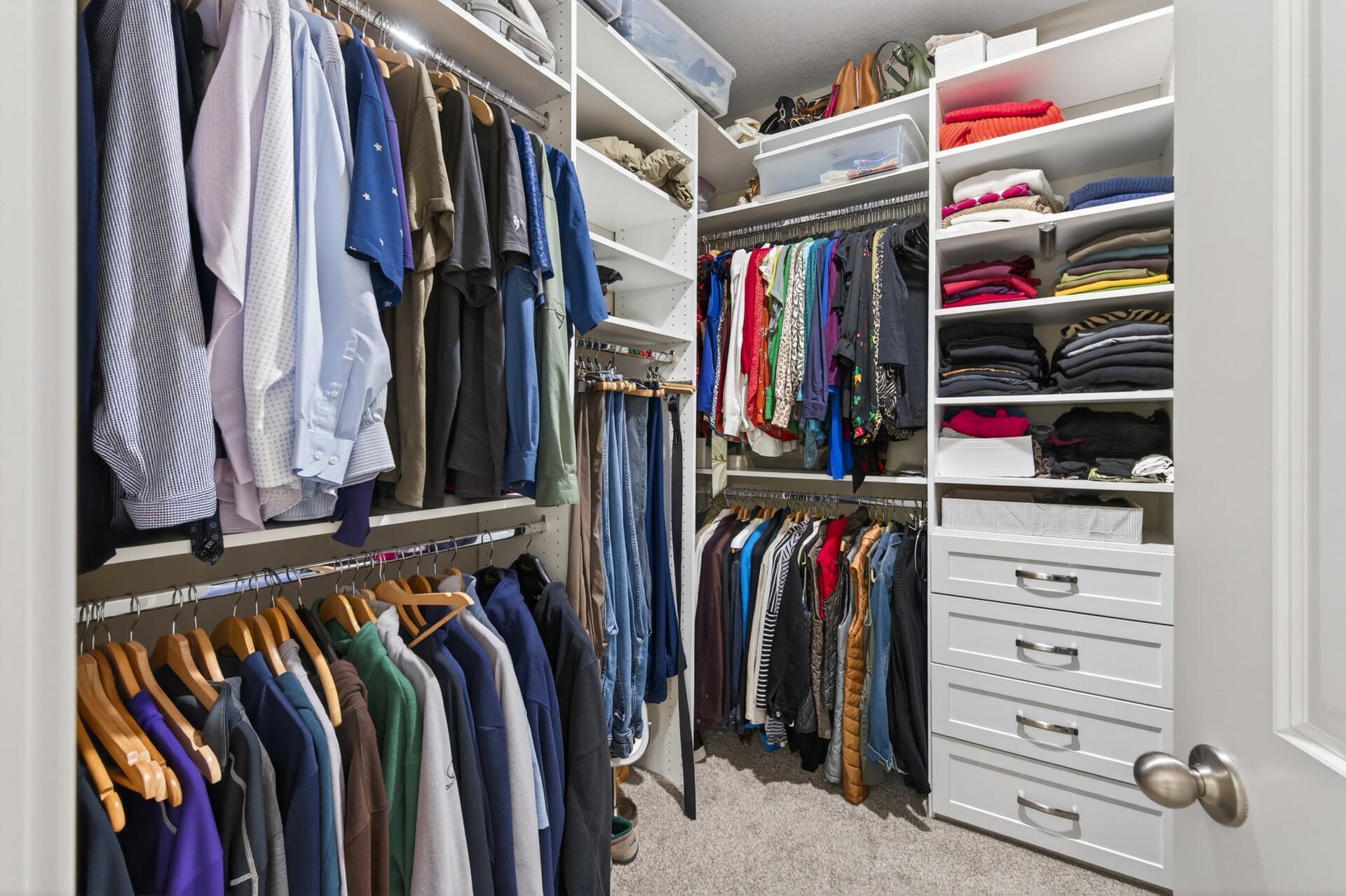 You will love all the extras in this home!! Built-in California Closet system for the primary suite!!
