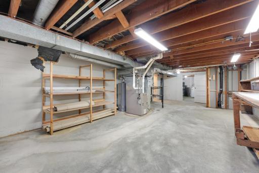 Even more lower level space. Storage? Workshop?