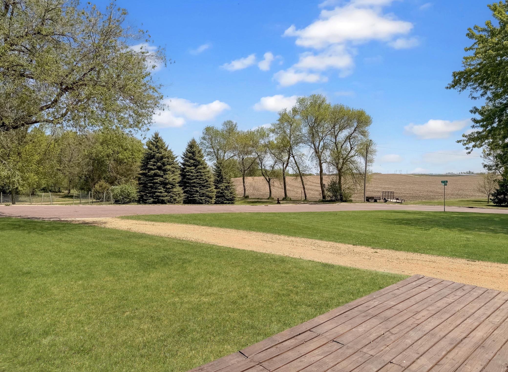 For a country feel, while staying in town