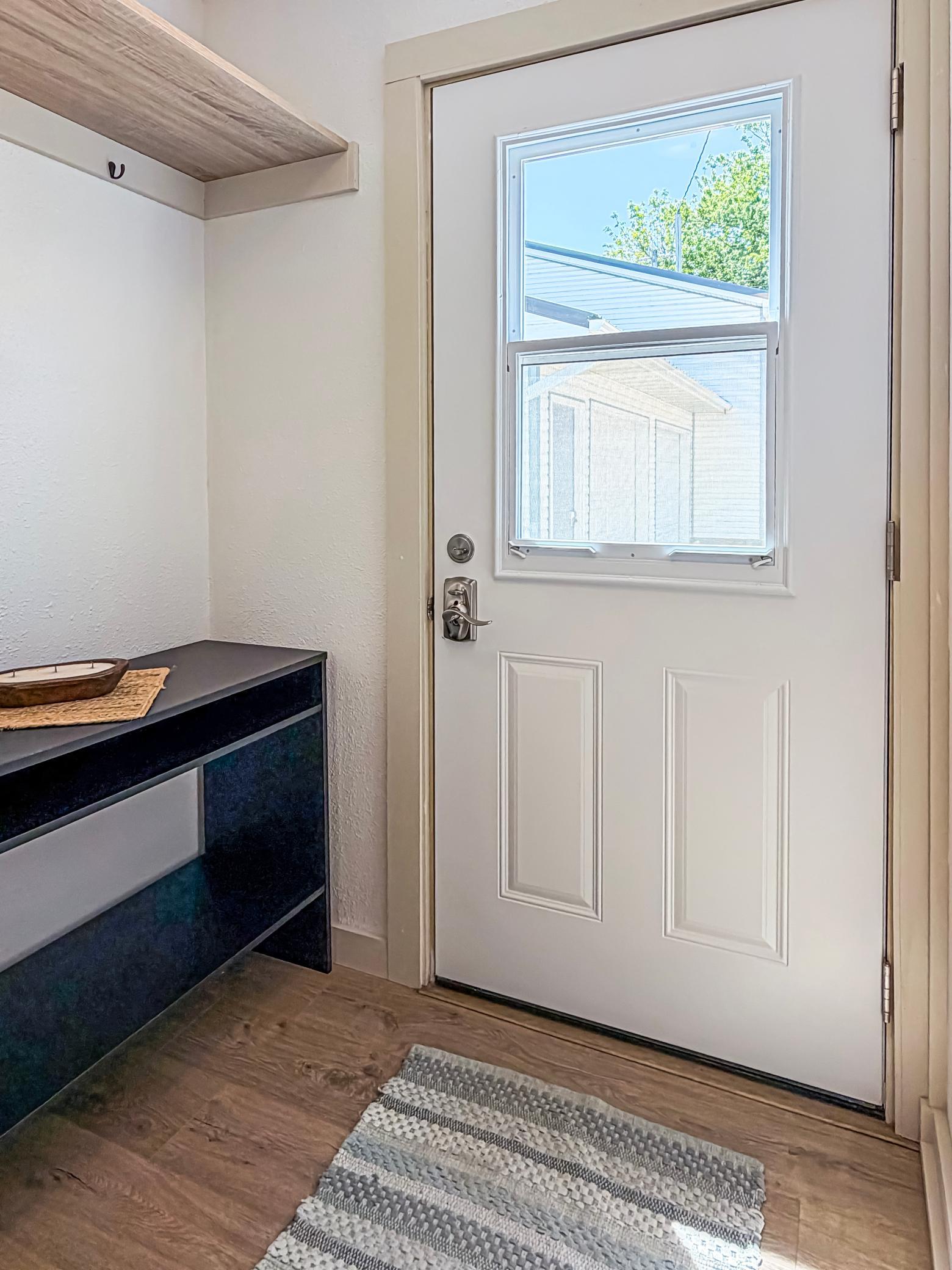 Rear entry