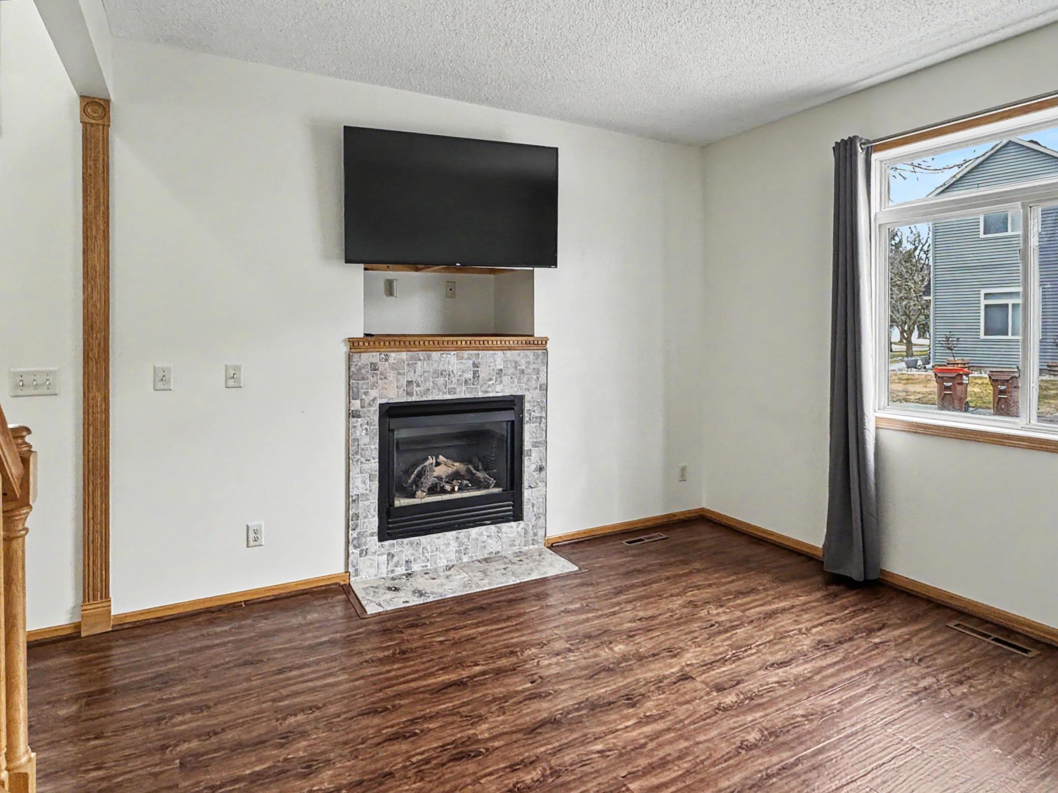 Living Room with Gas Fireplace