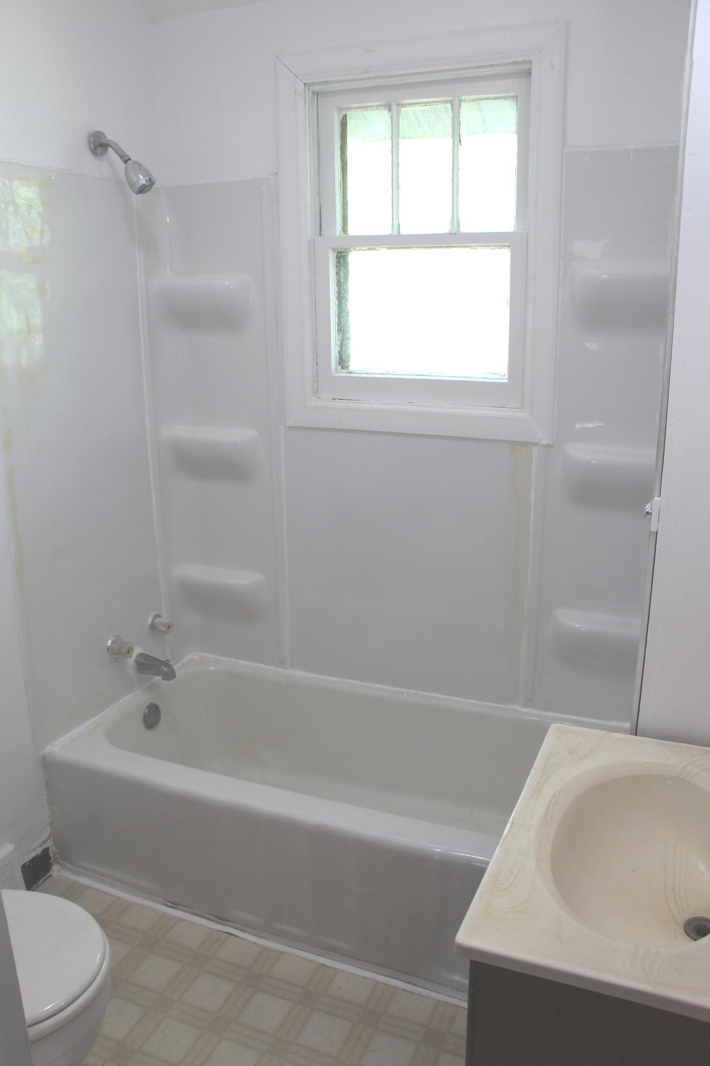This is the full bath on the main level.