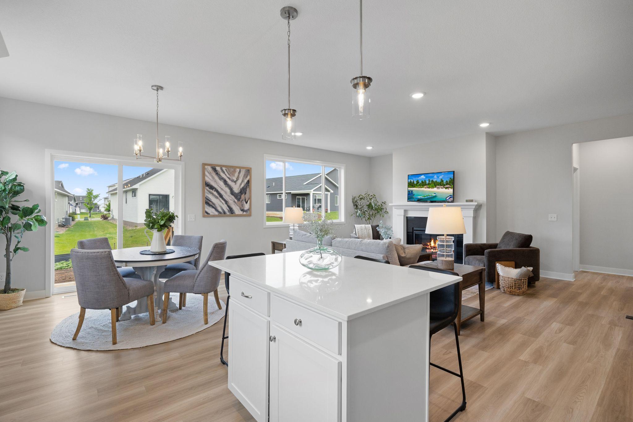 Kitchen/Dining/Living Room